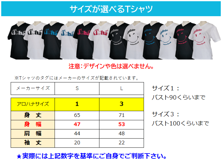 Tシャツについて