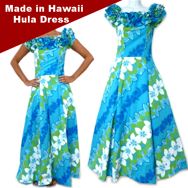 オーダーメイド フラダンスドレス（アレンジチェスト/切替しタイプ） ハワイ縫製キャンペーン