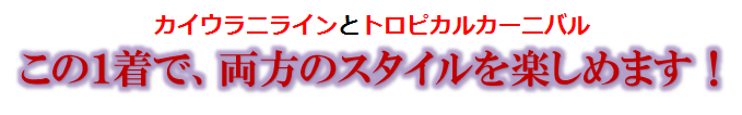 この1着で両方のスタイルを楽しめます